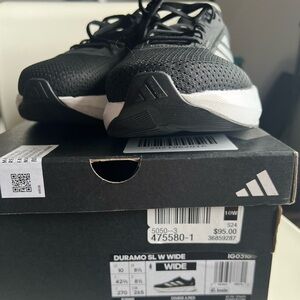 Adidas duranmo sl wide size 10. Worn once